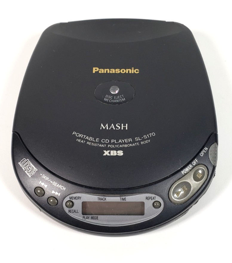 Panasonic MASH Portable CD Player SL-S170 XBS  *For parts or repair