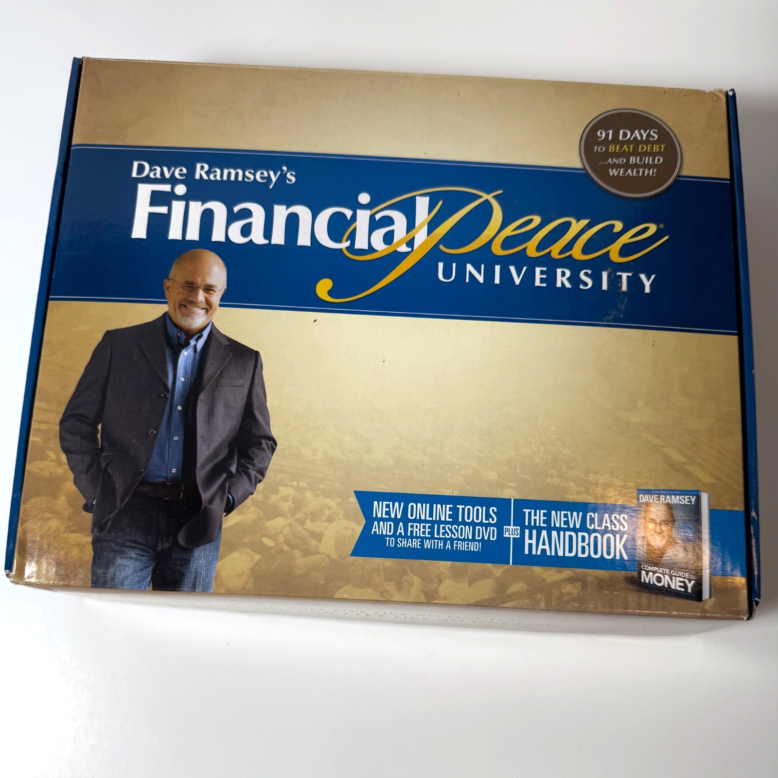 Dave Ramsey Financial Peace University Kit CDs  Forms & Book New Sealed 2012