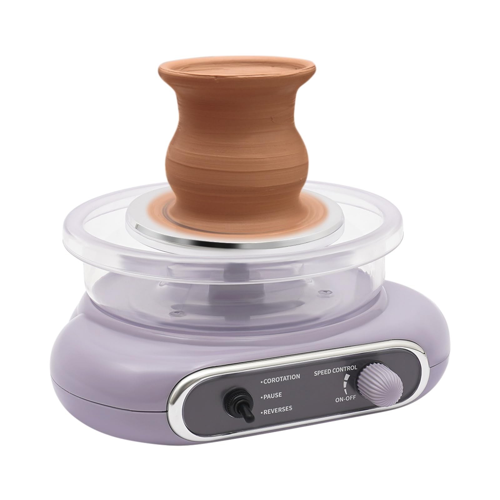 Mini Pottery Wheel Electric Ceramic Wheel Machine 0-200Rpm Speed Clay Making DIY