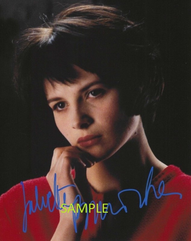 JULIETTE BINOCHE REPRINT SIGNED 8X10 PHOTO AUTOGRAPHED CHRISTMAS MAN CAVE GIFT