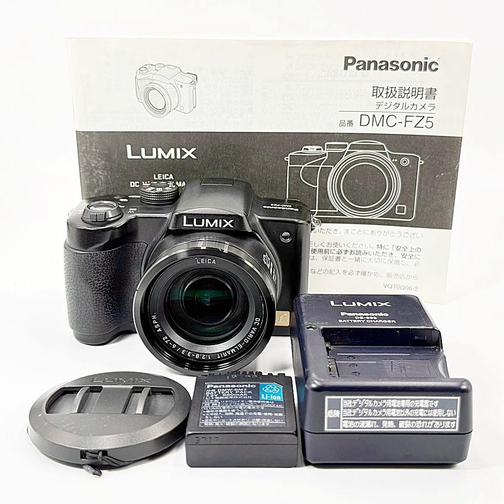 Panasonic LUMIX DMC-FZ5 Compact Digital Camera 5MP 12x Zoom Black