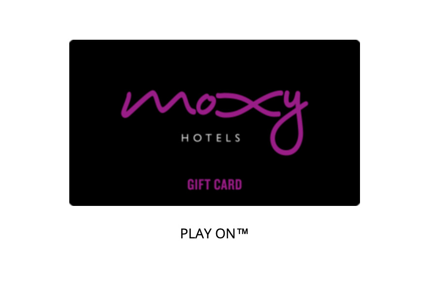 $250 Moxy Hotels Gift Card