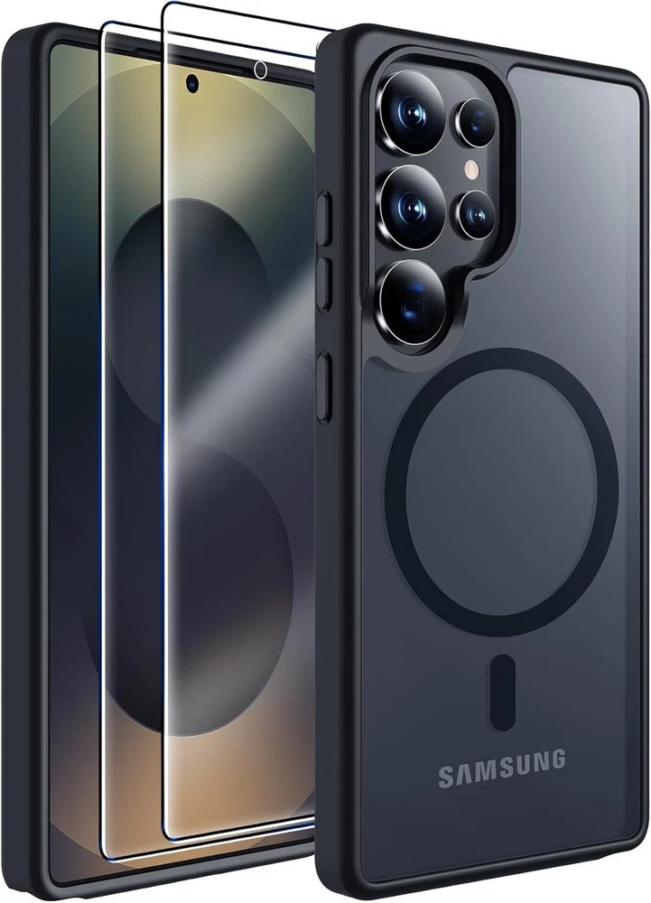 Magnetic Case for Galaxy S25 Ultra MagSafe Compatible Slim Shockproof Cover