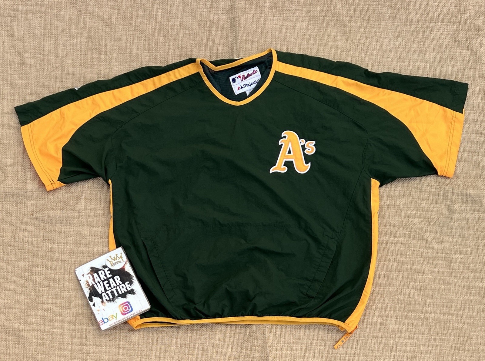Oakland A's Jersey baseball cool base MLB 338 Training Xl 3/4 sleeves