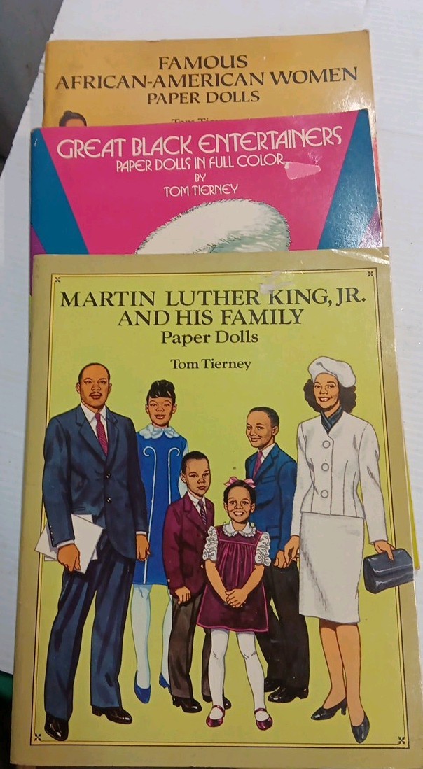 American Family Tom Tierney Vintage Paper Dolls Set of 3 Books