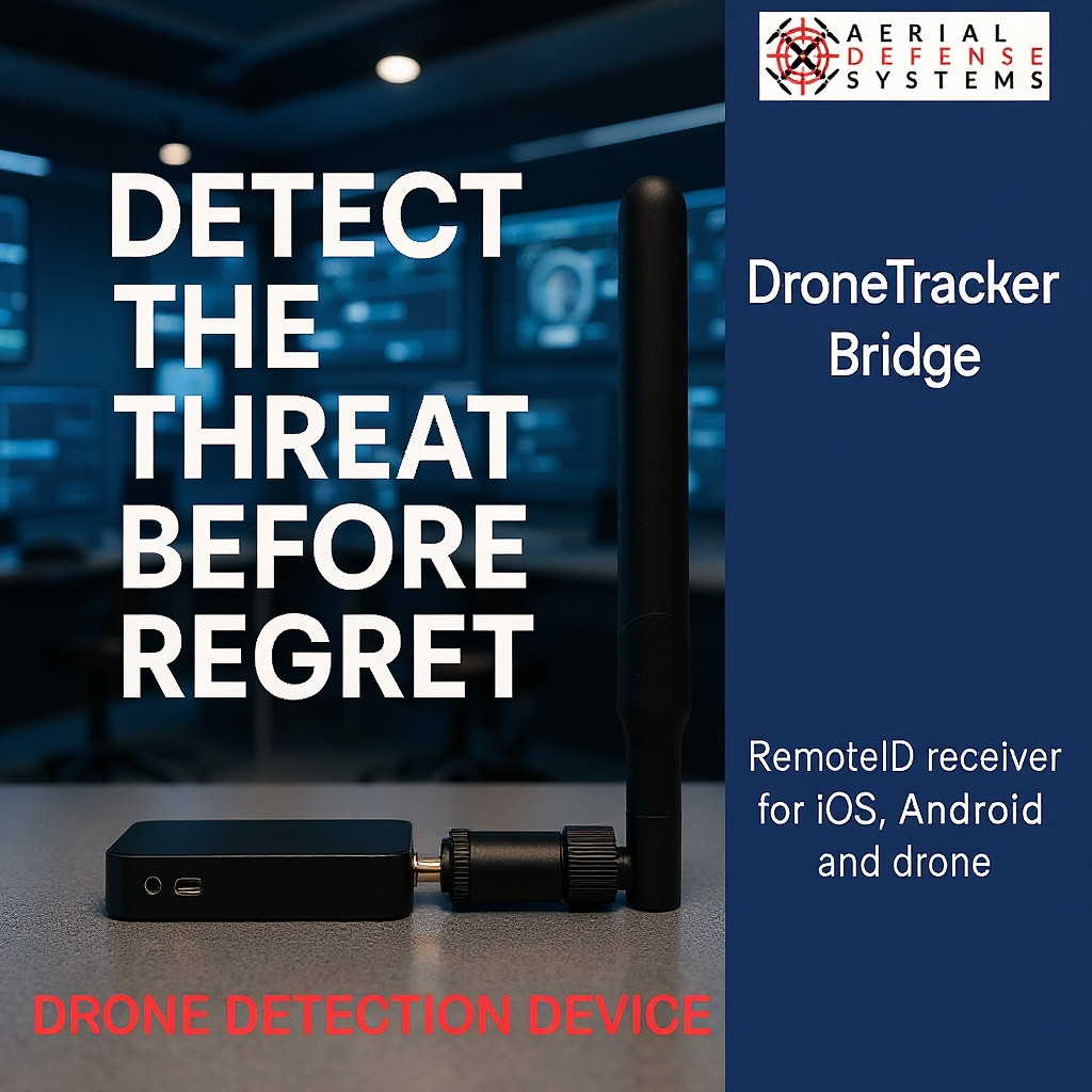 Drone Detector Remote ID Receiver for Home, Property & Privacy Monitoring