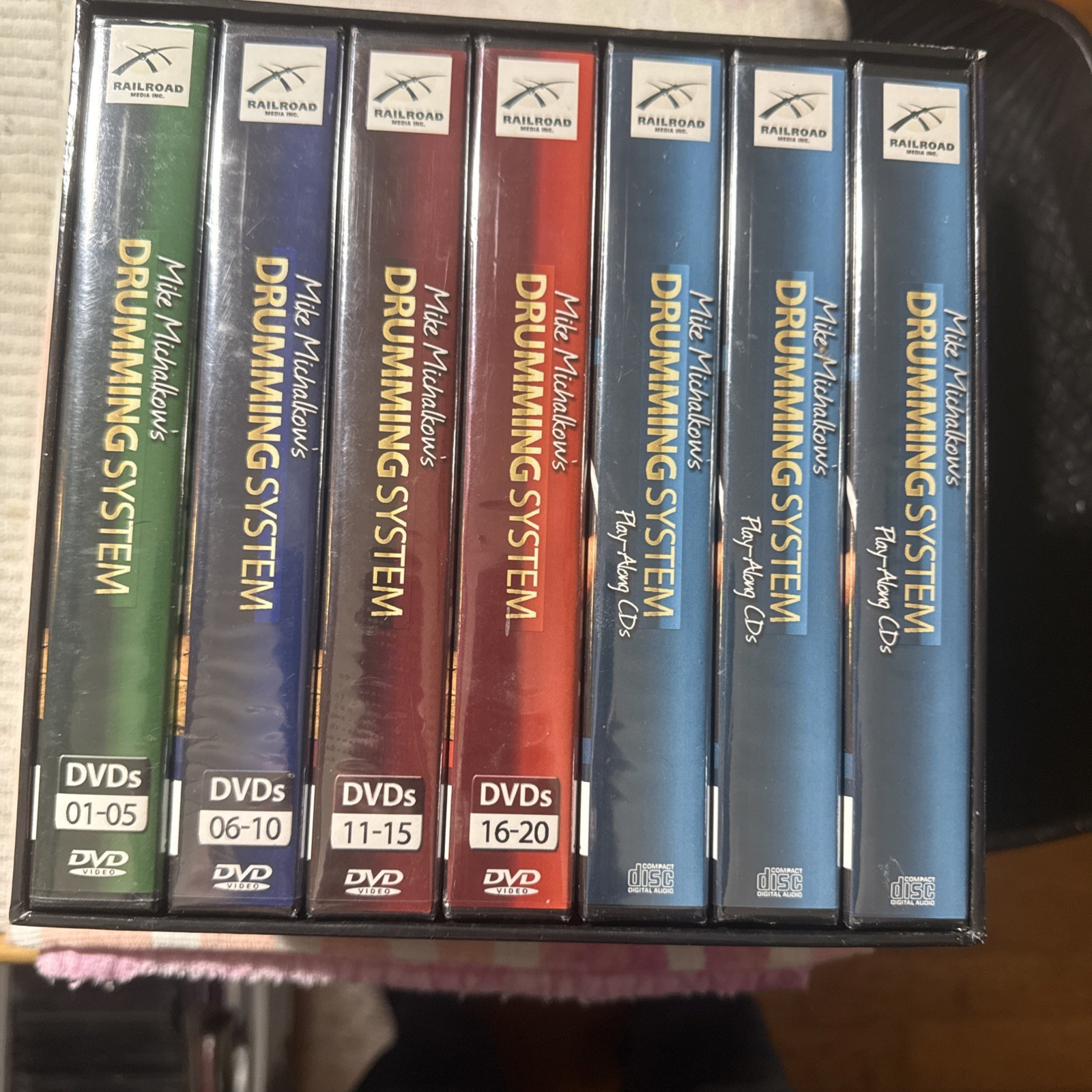 Mike Michalkow's Drumming System DVD CD Set (20 DVDs + 15 CDs) Rare Complete