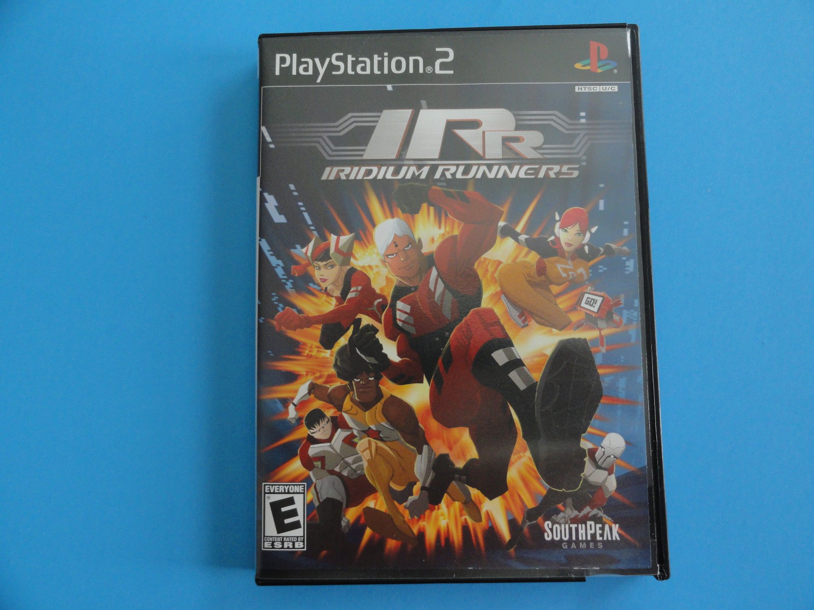 PS2 IRR IRIDIUM RUNNERS COVER ART IN BLOCKBUSTER VIDEO CASE