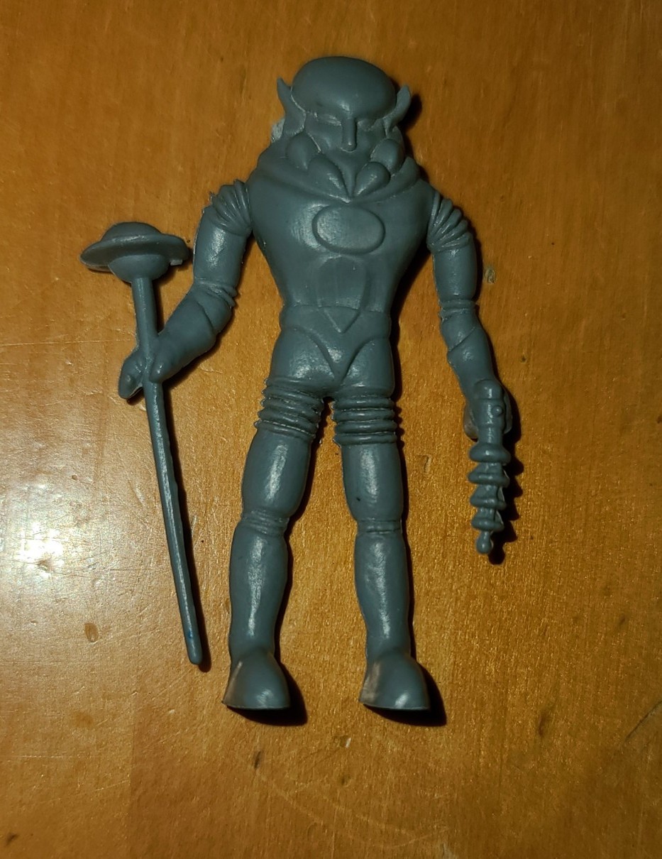 Colorforms aliens Outer Space Men Zodiac/Xodiac Mini gray version