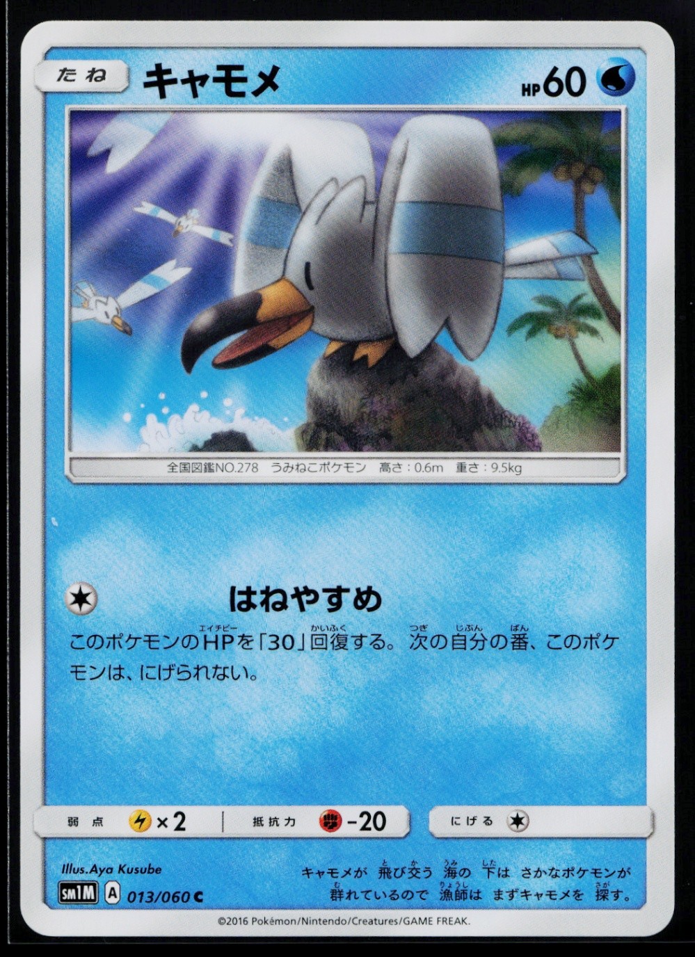 Wingull Common SM1M: Collection Moon 013/060 NM B1089