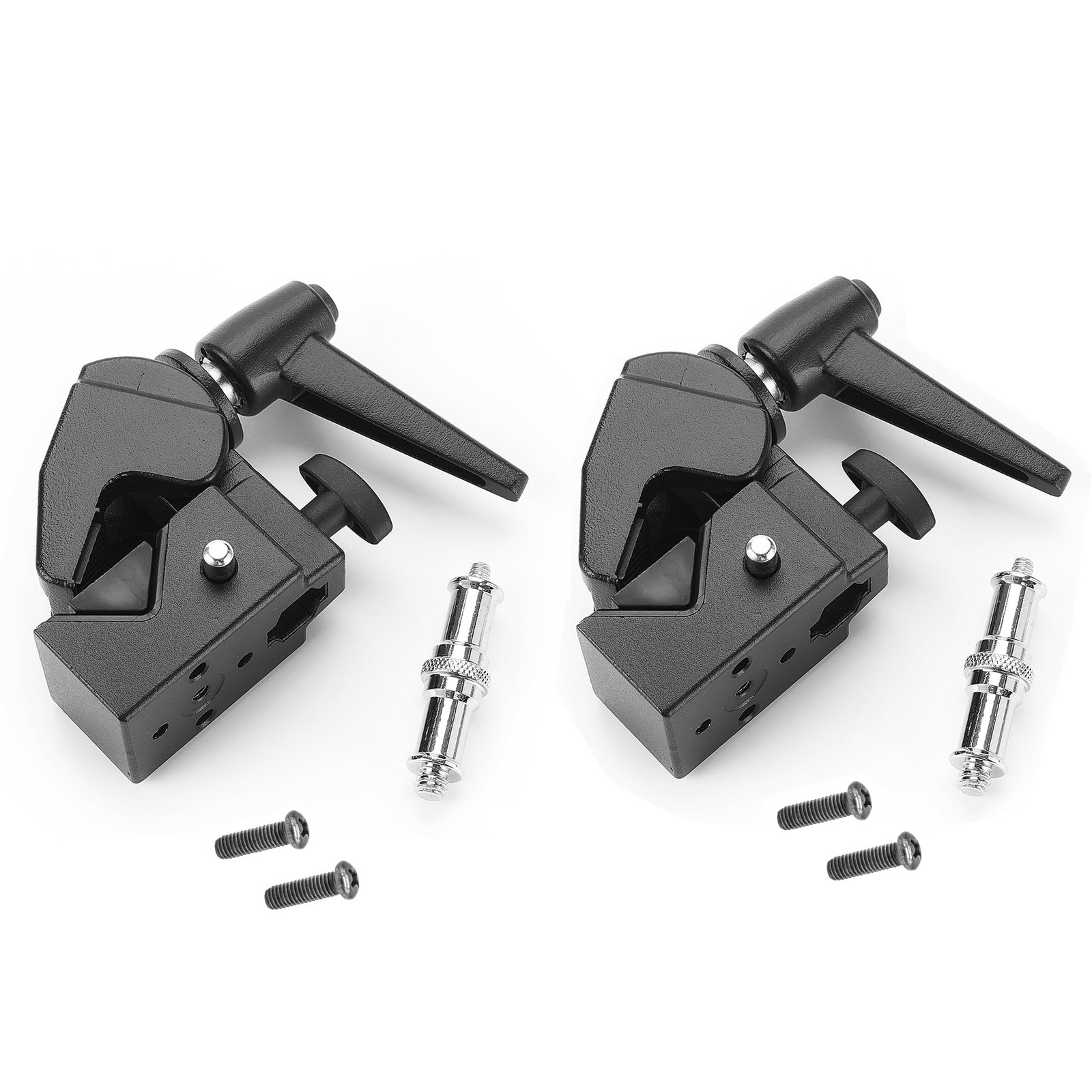 Super Clamp with 5/8" Stud, 2.1" Jaw Grip, Max Load 33 lb, for Photography St...