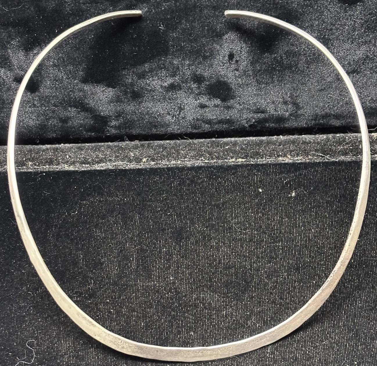 Vintage 1oz Solid Sterling Silver 925 Torque Collar Choker 16” Necklace Courtney