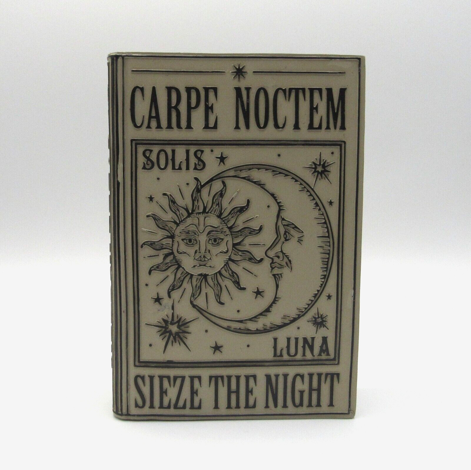 CARPE NOCTEM/SIEZE THE NIGHT FAUX BOOK HALLOWEEN PROP TABLETOP DÉCOR NEW