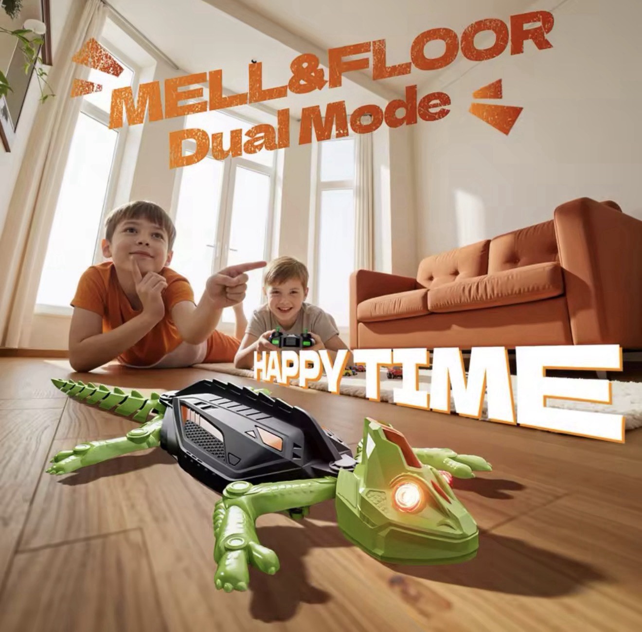 Realistic Biomimetic RC Wall Climbing Lizard Robot Toy Gift USA