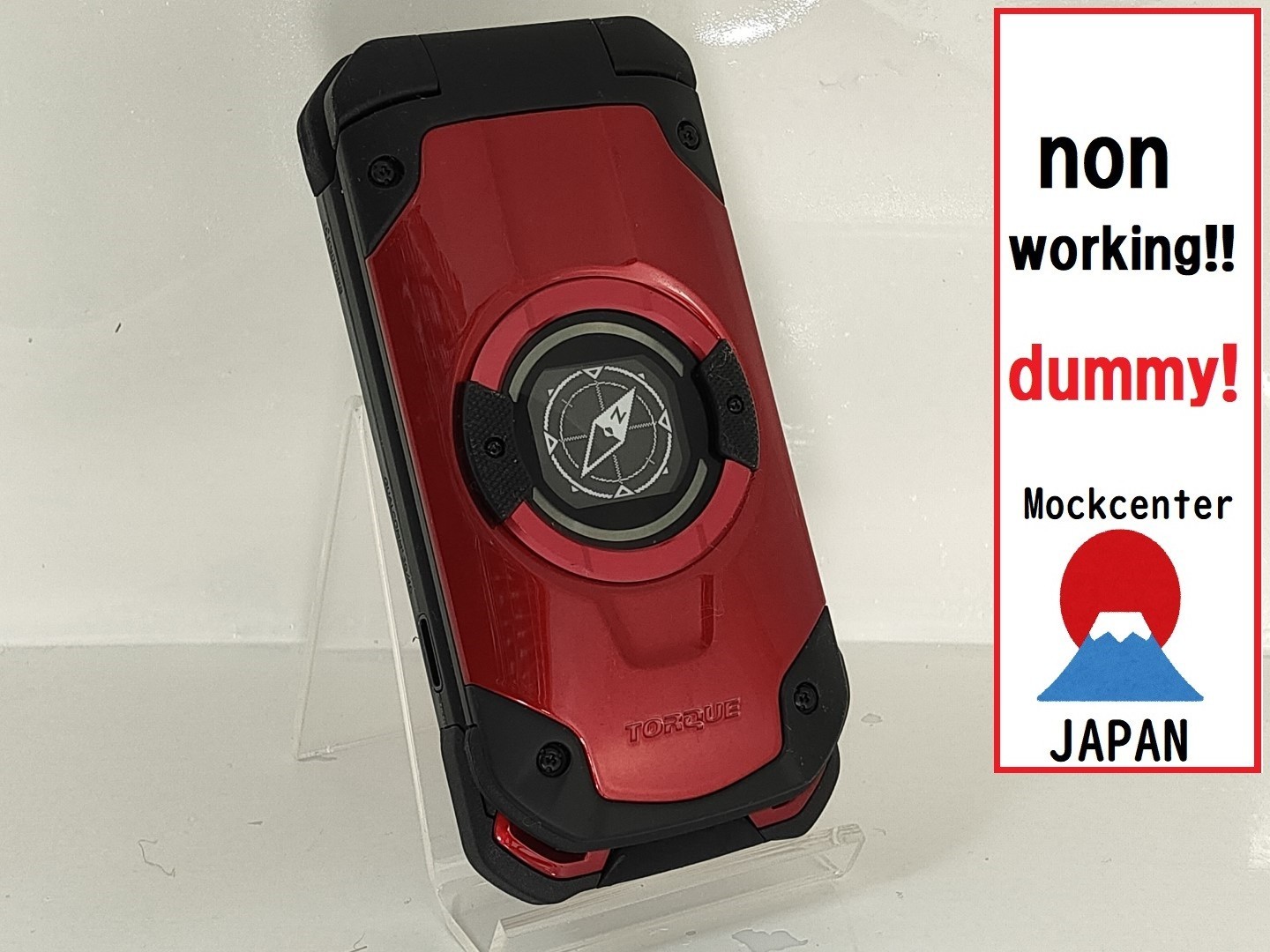 【dummy!】 Kyocera KYF33 TORQUE X01 （color red） au-japan non-working cellphone