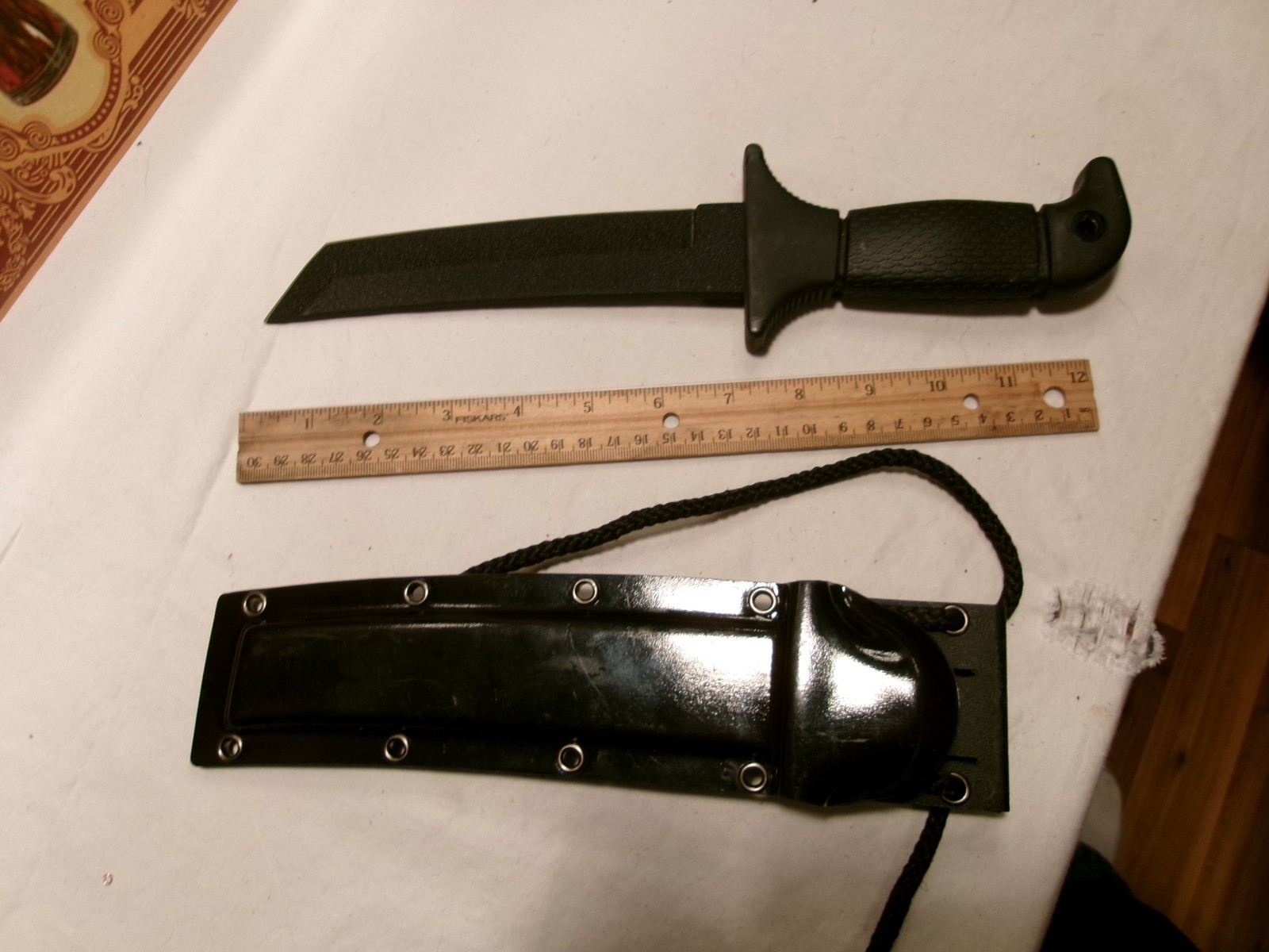 Frost Cutlery Scuba/Survival Knife with hard clip in sheath