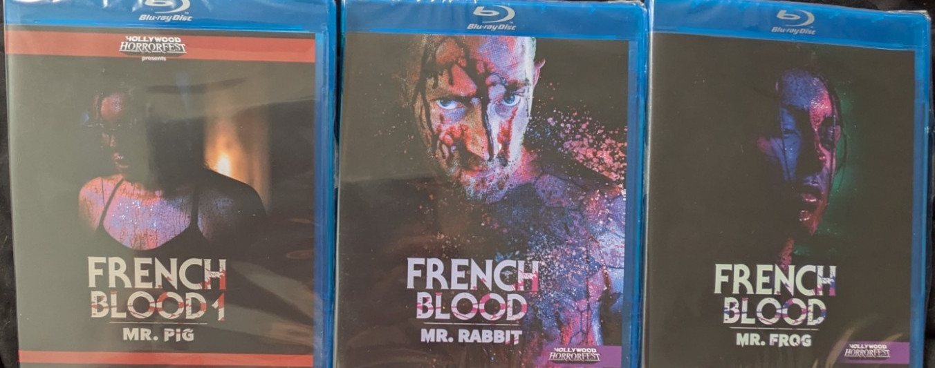 FRENCH BLOOD Trilogy: All 3 Films, 3 New Blu-rays Brutal, Extreme Gallic Series