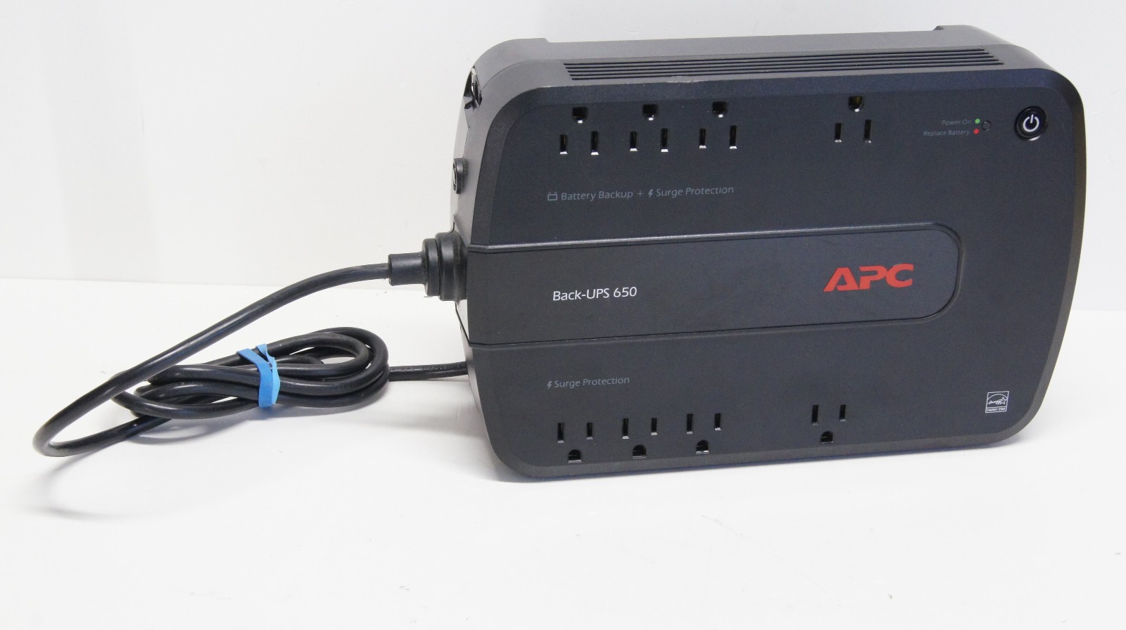 APC Back-UPS 650 BE650G1 650VA 390W Battery Backup & Surge Protector NO Battery