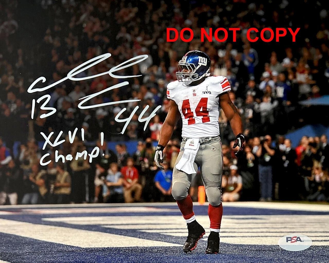 Ahmad Bradshaw NEW YORK GIANTS Signed Autographed REPRINT 8x10 Photo RP