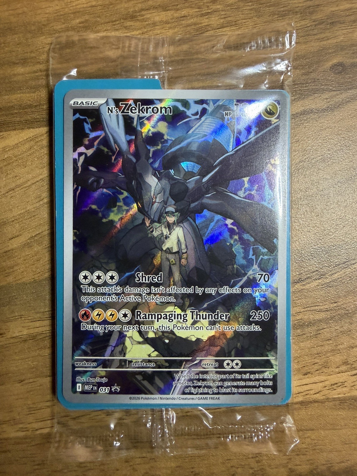 N’s Zekrom 031 Black Star Promo - Ascended Heroes - SEALED - Pokémon TCG