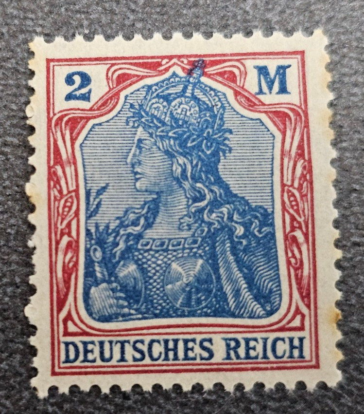 Stamp Germany Deutsches Reich Germania 2 Mark 1920 Mi. Nr. 152 [🇩🇪39460-14]