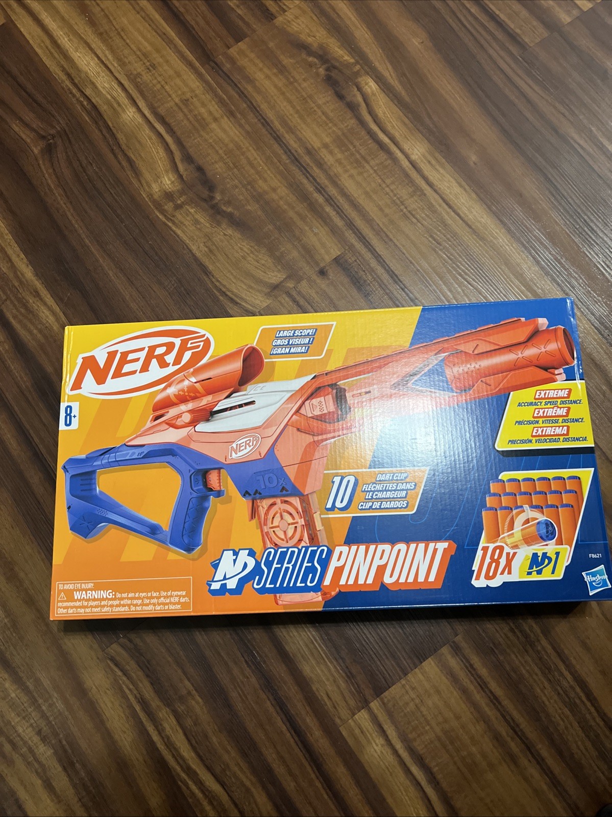NEW Nerf N Series Pinpoint Dart Blaster with 18 N1 Darts EXTREME Large Scope