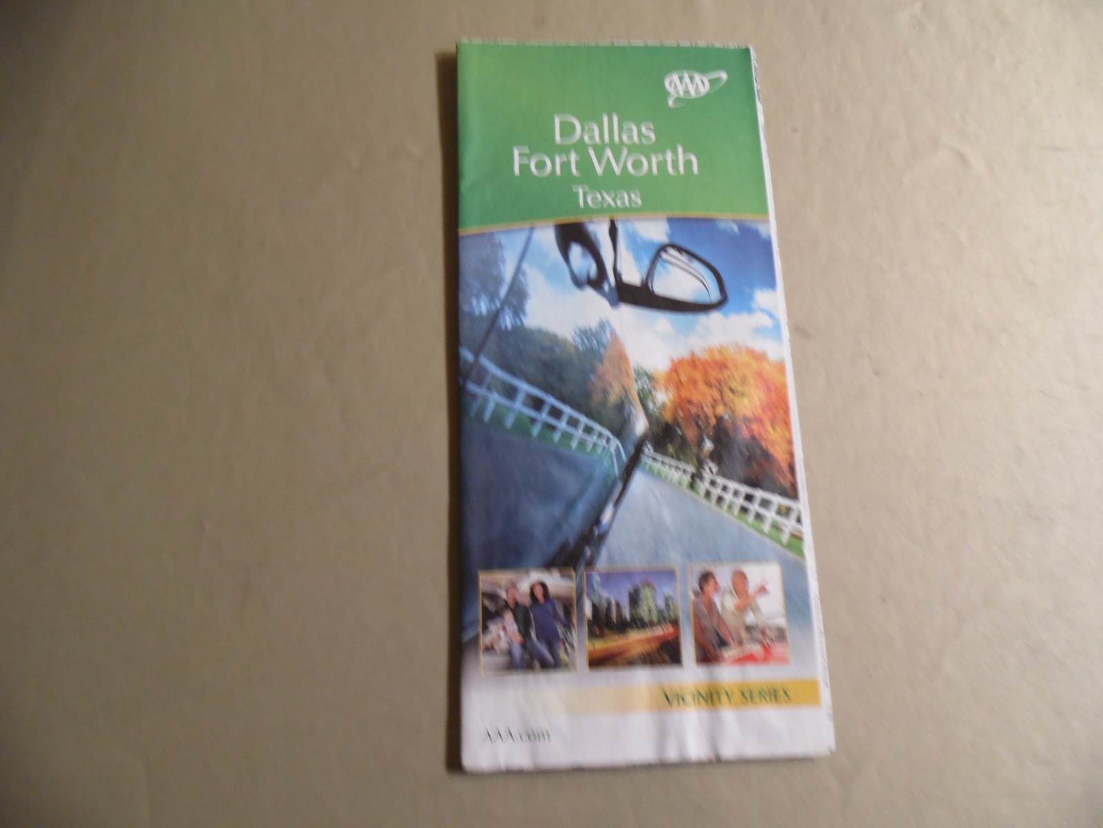 Dallas Fort Worth Texas Vicinity Series Map / Circa 2012 / Free USA Shipping