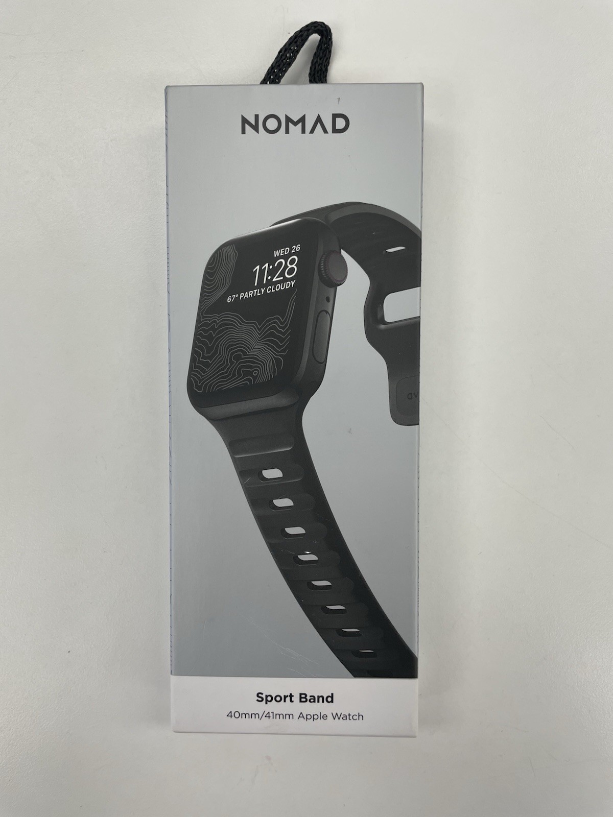 Nomad Sport Band FKM Black Strap for Apple Watch Series 1-5 40mm/41mm