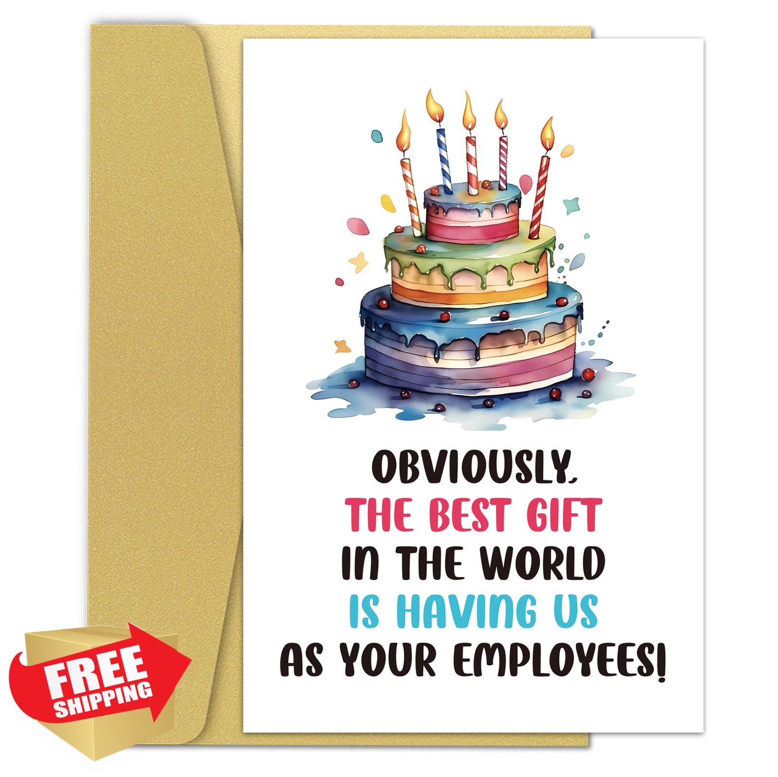 Zoytonky Funny Boss Birthday Card Gift for Manager Leader