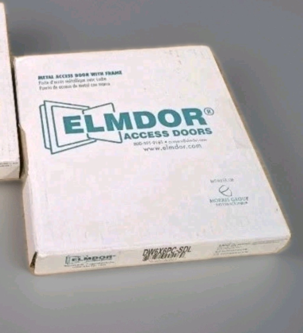 Elmdor 6" x 6" Access Panel prime coat wht/ Utility Access-Hidden Compartment 
