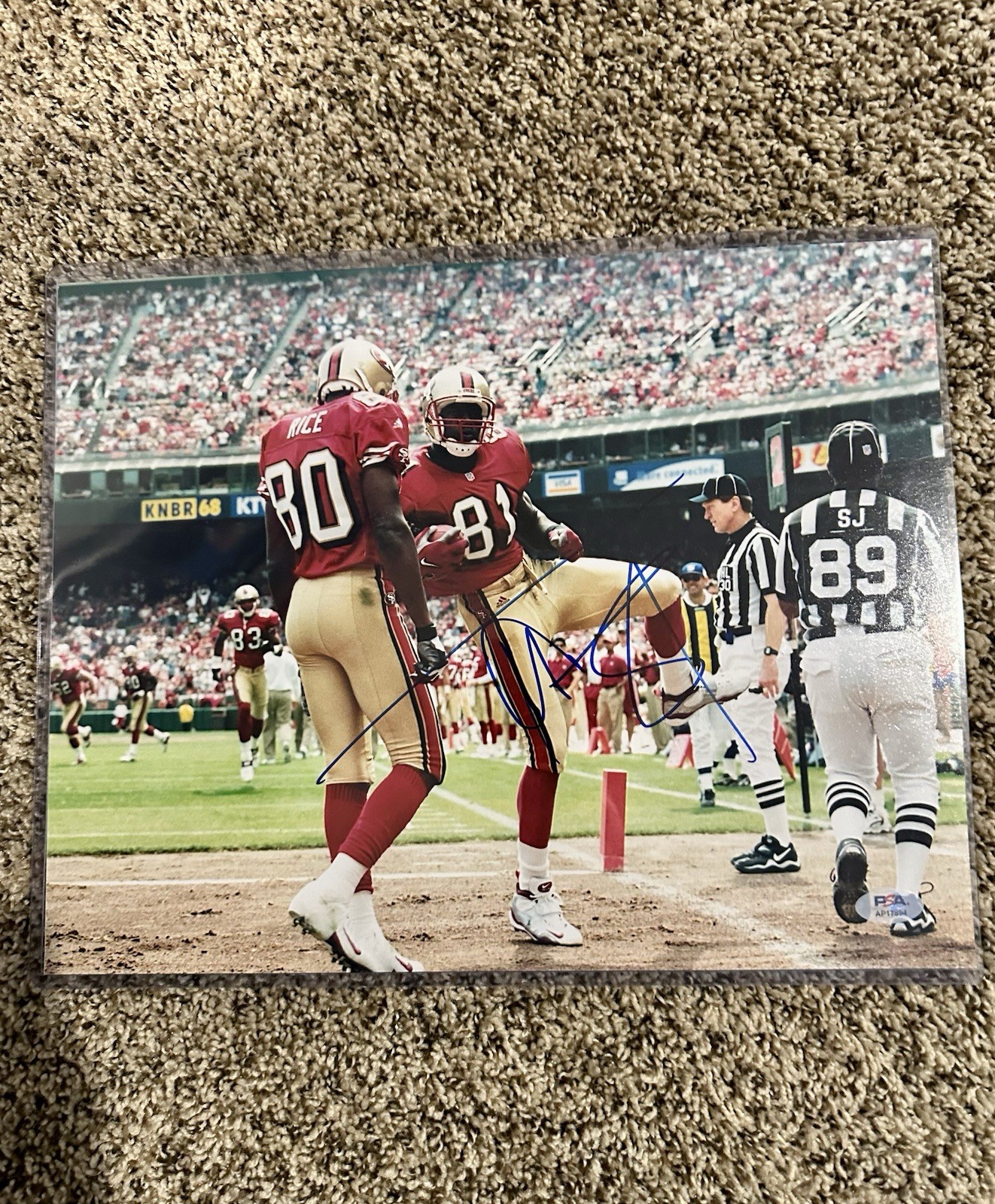 Terrell Owens Signed 11x14 49ers Photo PSA COA Autograph