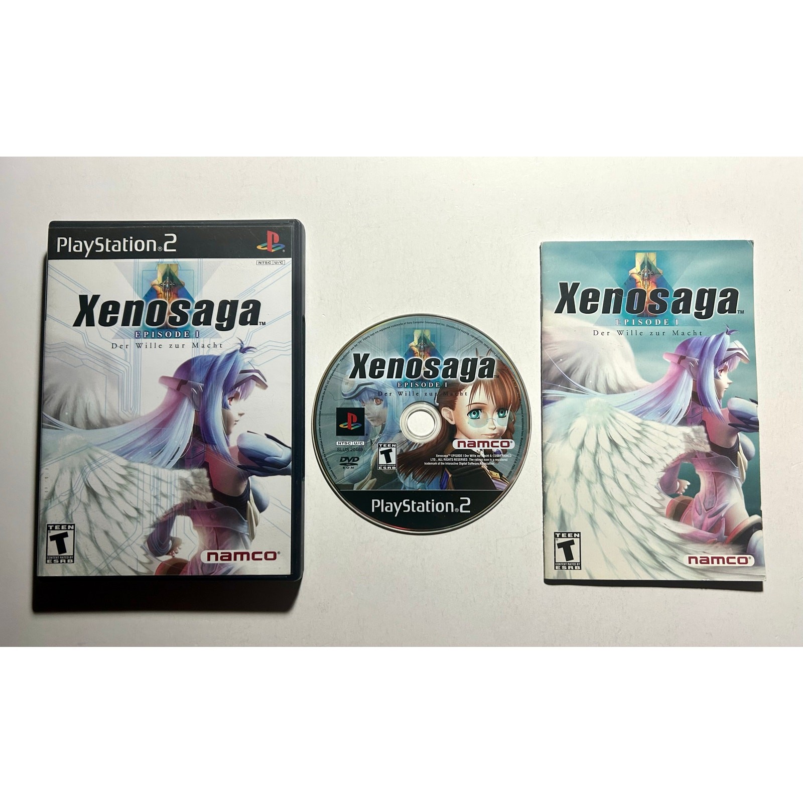 Xenosaga Episode I 1 (PlayStation 2 PS2)Works Complete CIB🔥