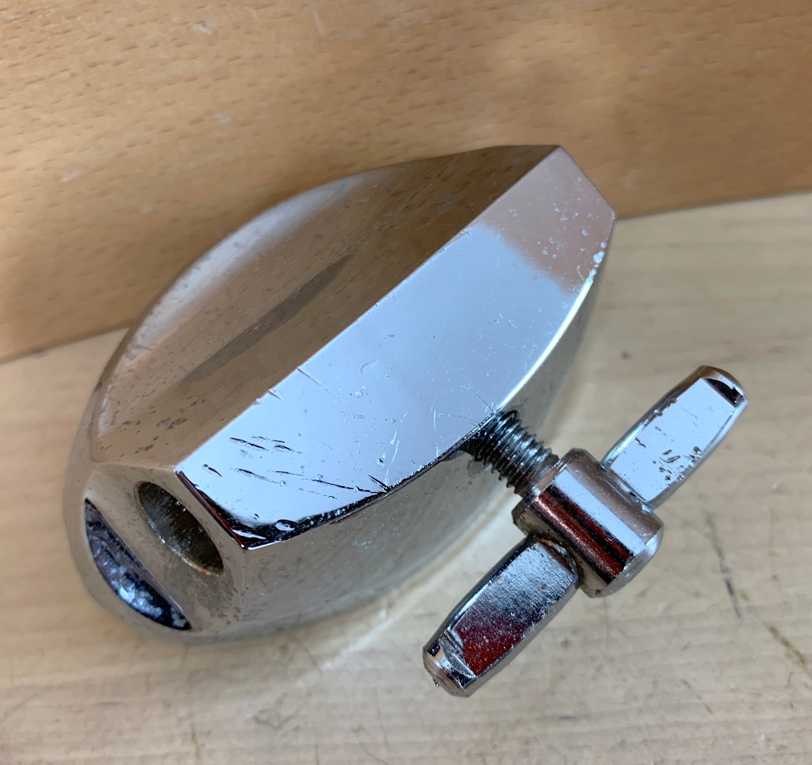 YAMAHA 60s 70s Vtg Floor Tom Leg Holder Mount Bracket Part Japan Y Badge Era