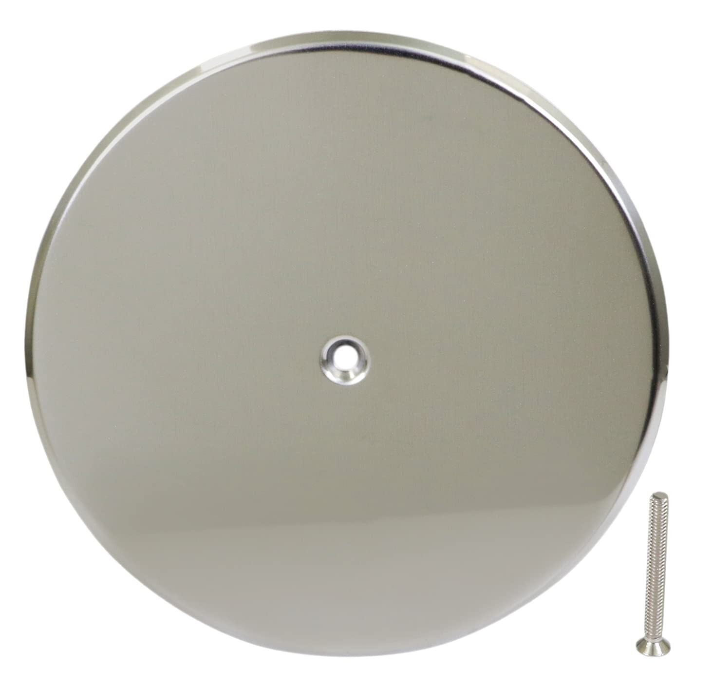 Supply Giant DD010S-W2 Wall Cleanout Cover Plate, 10-Inch, Stainless Steel, C...