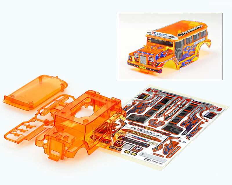 Tamiya Mini4WD 95632 Body Dyipne Orange Transparent Modeling