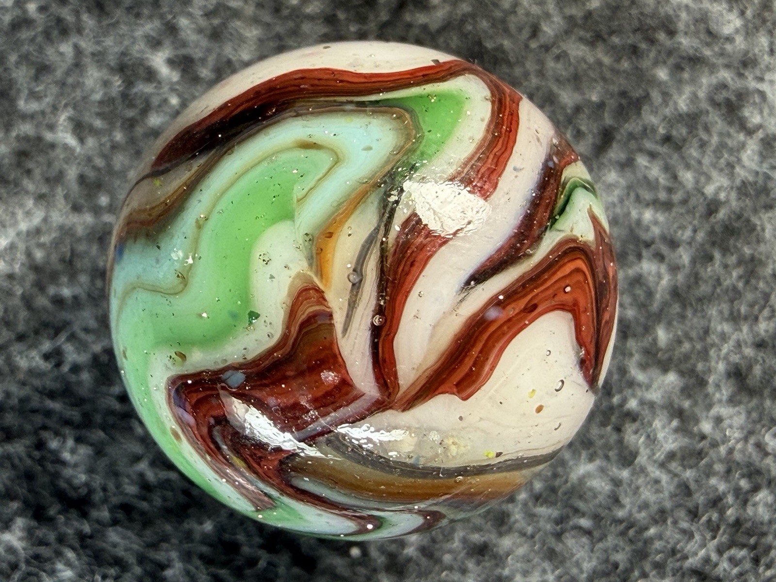JABO Marbles Contract Run Badger Multi Color Lutz Dust OX AV Swirl. .780