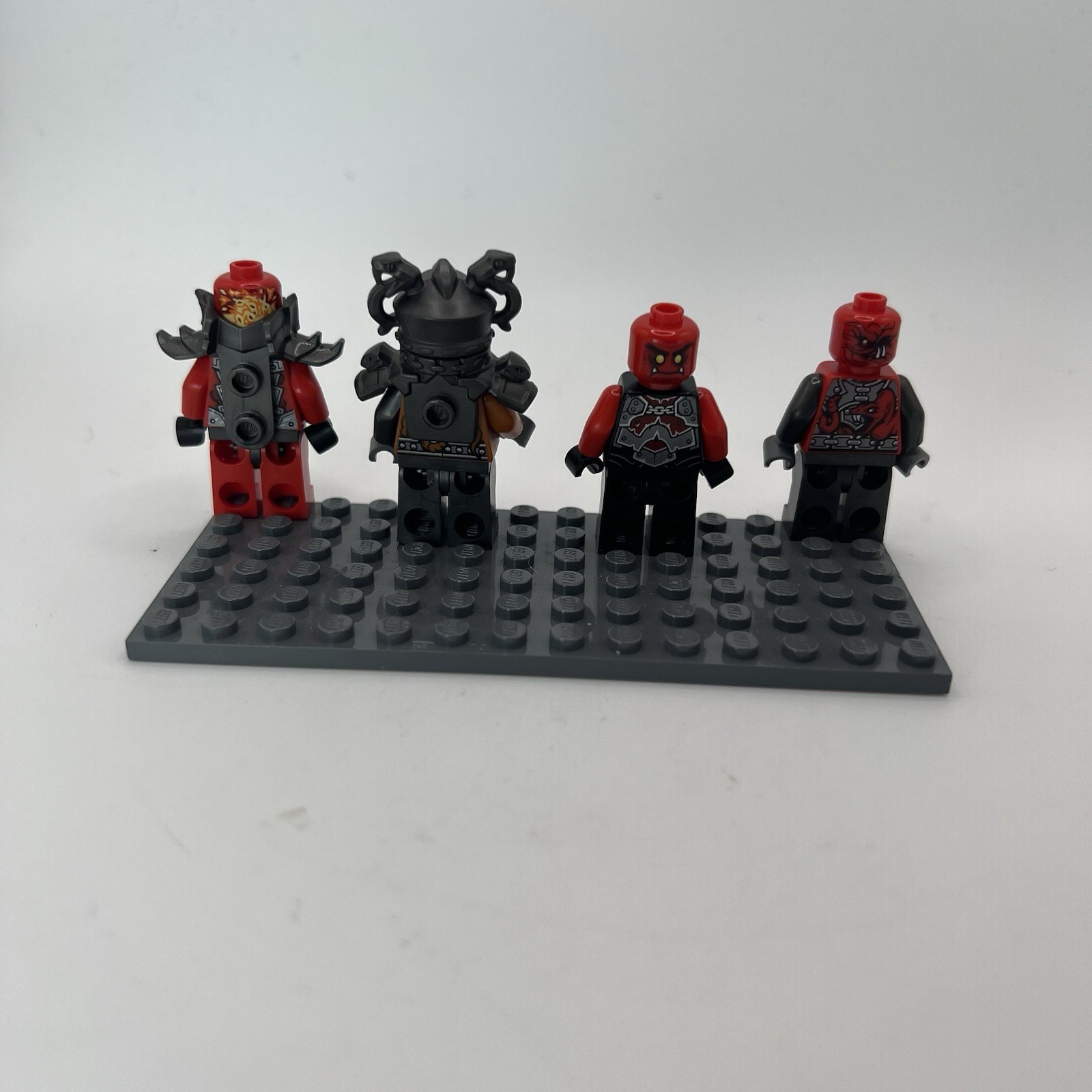LEGO Ninjago Villain Minifigure Lot Stone Warriors & Oni Demon w/ Armor