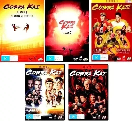 Cobra Kai: The Complete Series | Season 1-5 (DVD, 10-Disc set) NEW