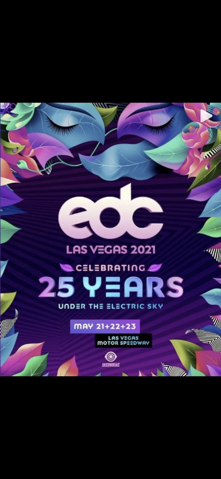 2x Tickets EDC VEGAS 2026 General + Wristband 3-Days,medium Tank top, EDC hat 