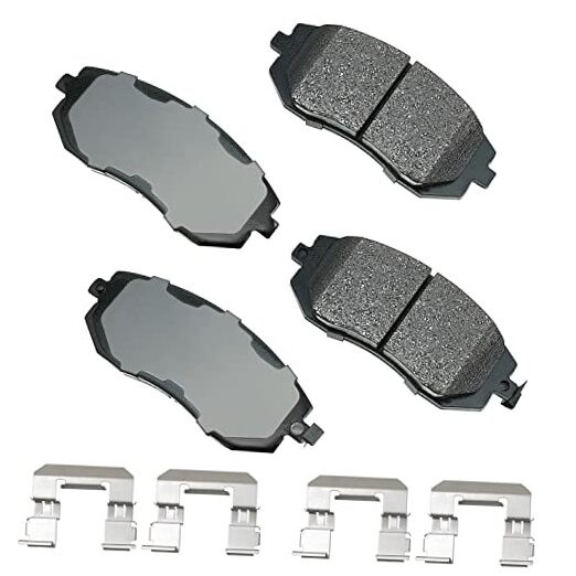 -ACT929A Ultra-Premium Ceramic Front Disc Brake Pads, GREY 