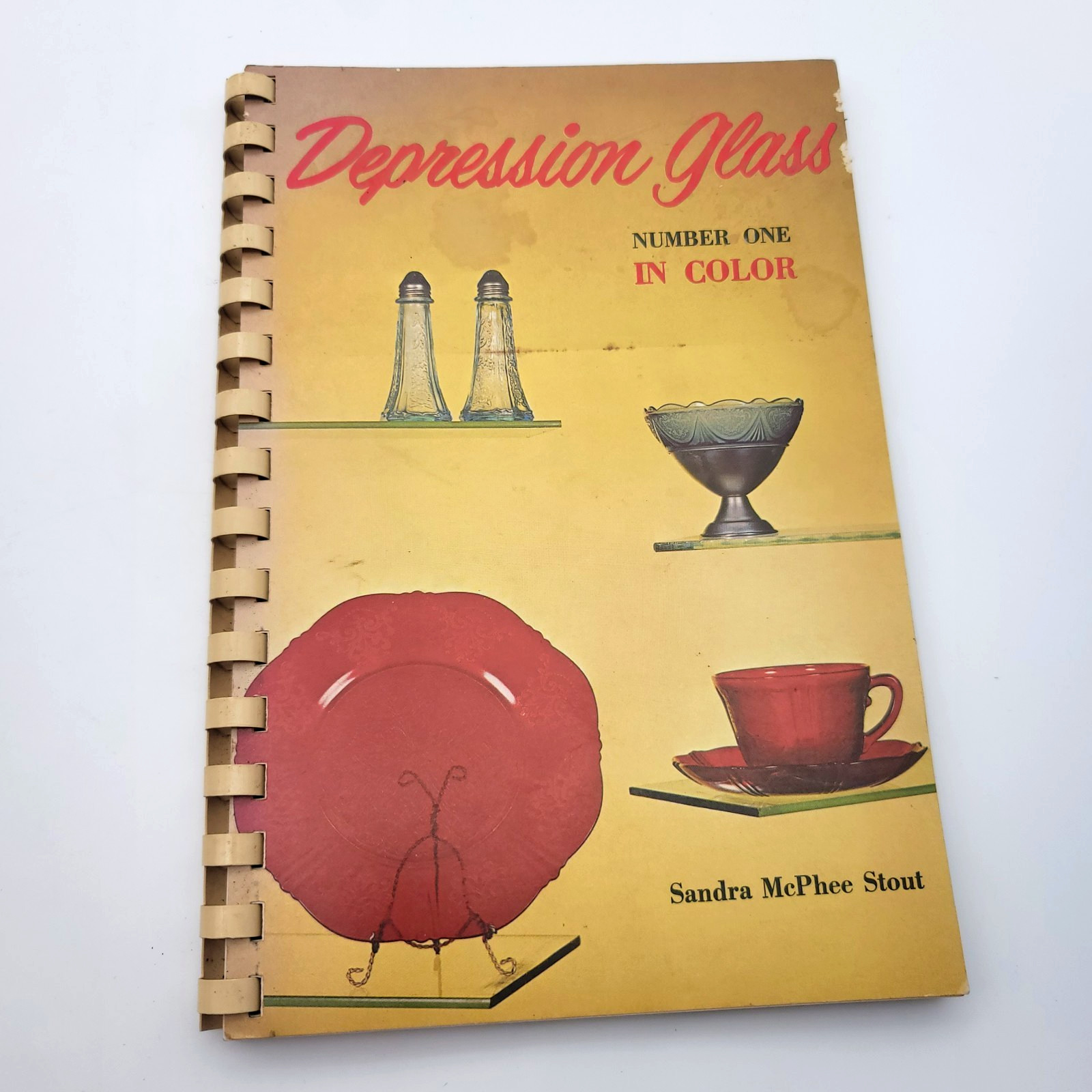 1970 Depression Glass Number 1 In Color Guide Spiral Sandra McPhee Stout