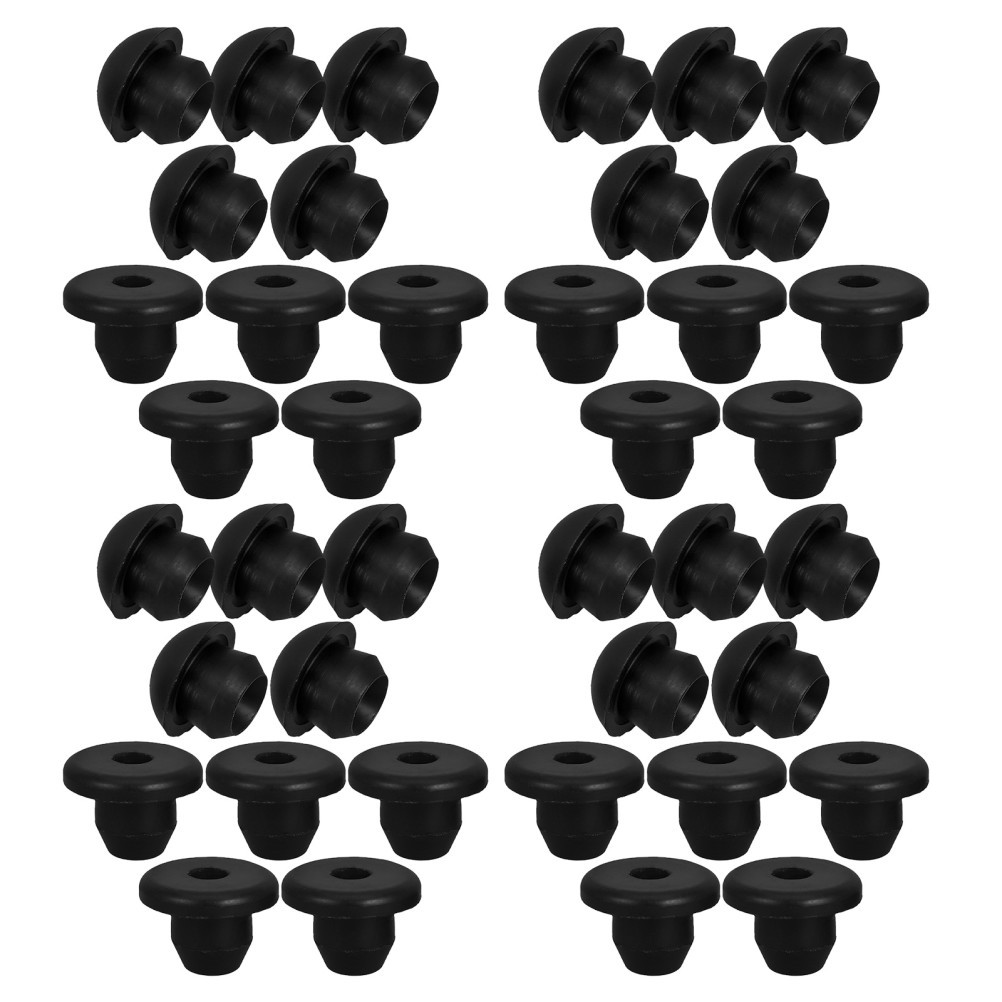  40 Pcs Hydraulic Floor Jack Plugs Bottle Flat Rubber Filler Bung
