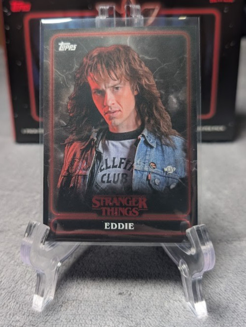 2025 Topps Stranger Things Eddie Character Card Joseph Quinn #9