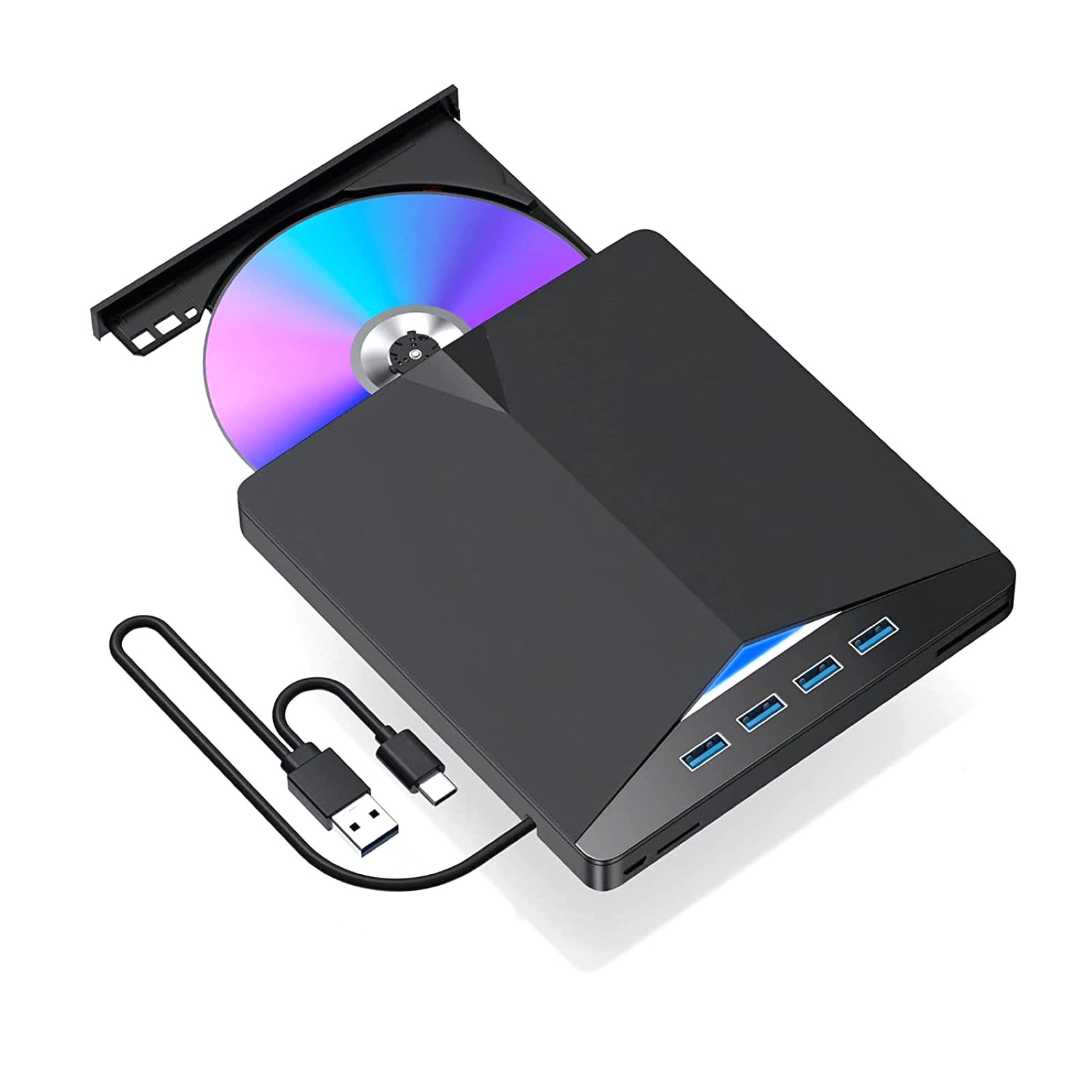 Multi-Functional External CD DVD Drive PC Laptop Burner Reader Writer USB 3.0