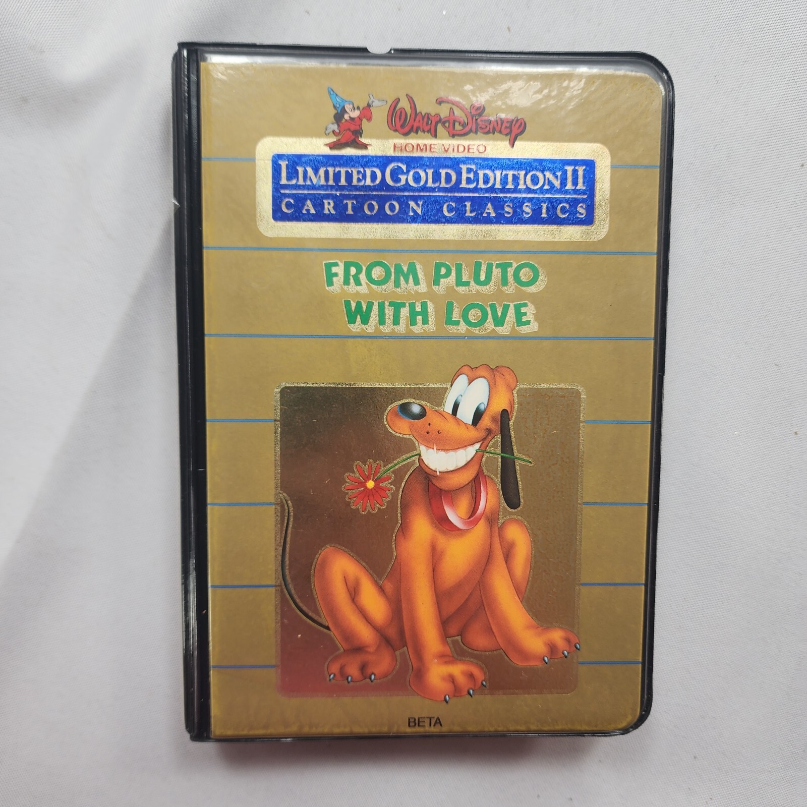 Walt Disney Video BetaMax From Pluto With Love Gold Edition II Cartoon Classics