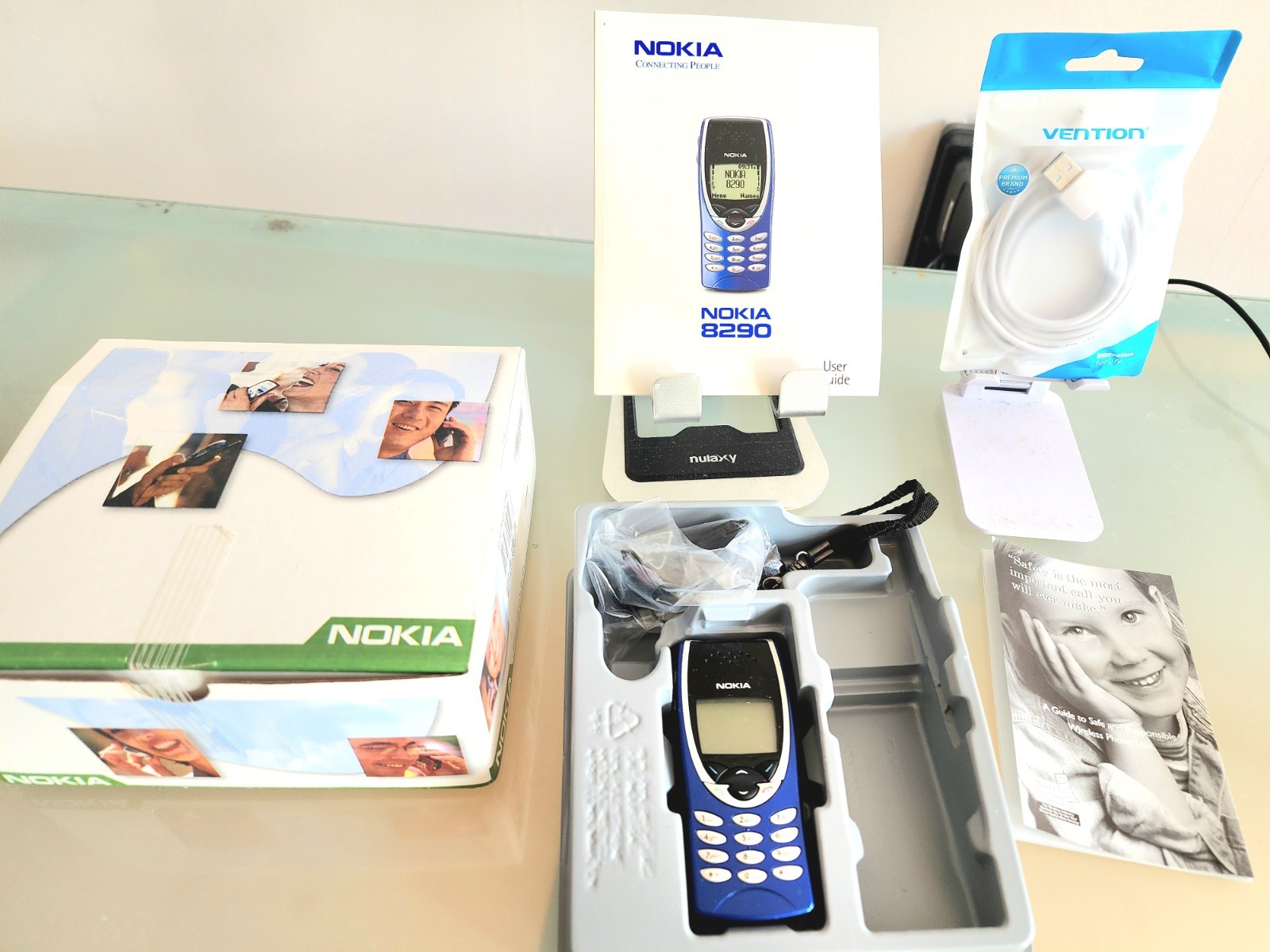 Original Nokia 8290 Blue Vintage  Mobile Cell Phone