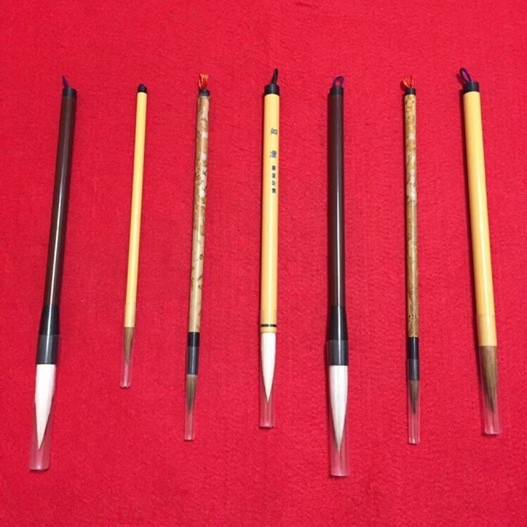 calligraphy brush 7 piece set thick brush fine brush calligraphy tools calligrap
