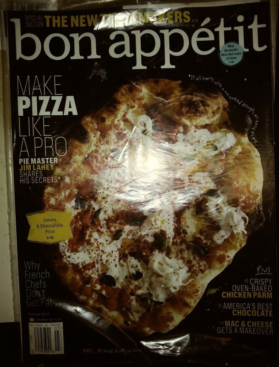 Bon Appetit Magazine The New Tastemakers Make a Pizza Like A Pro Mar 2012 M421