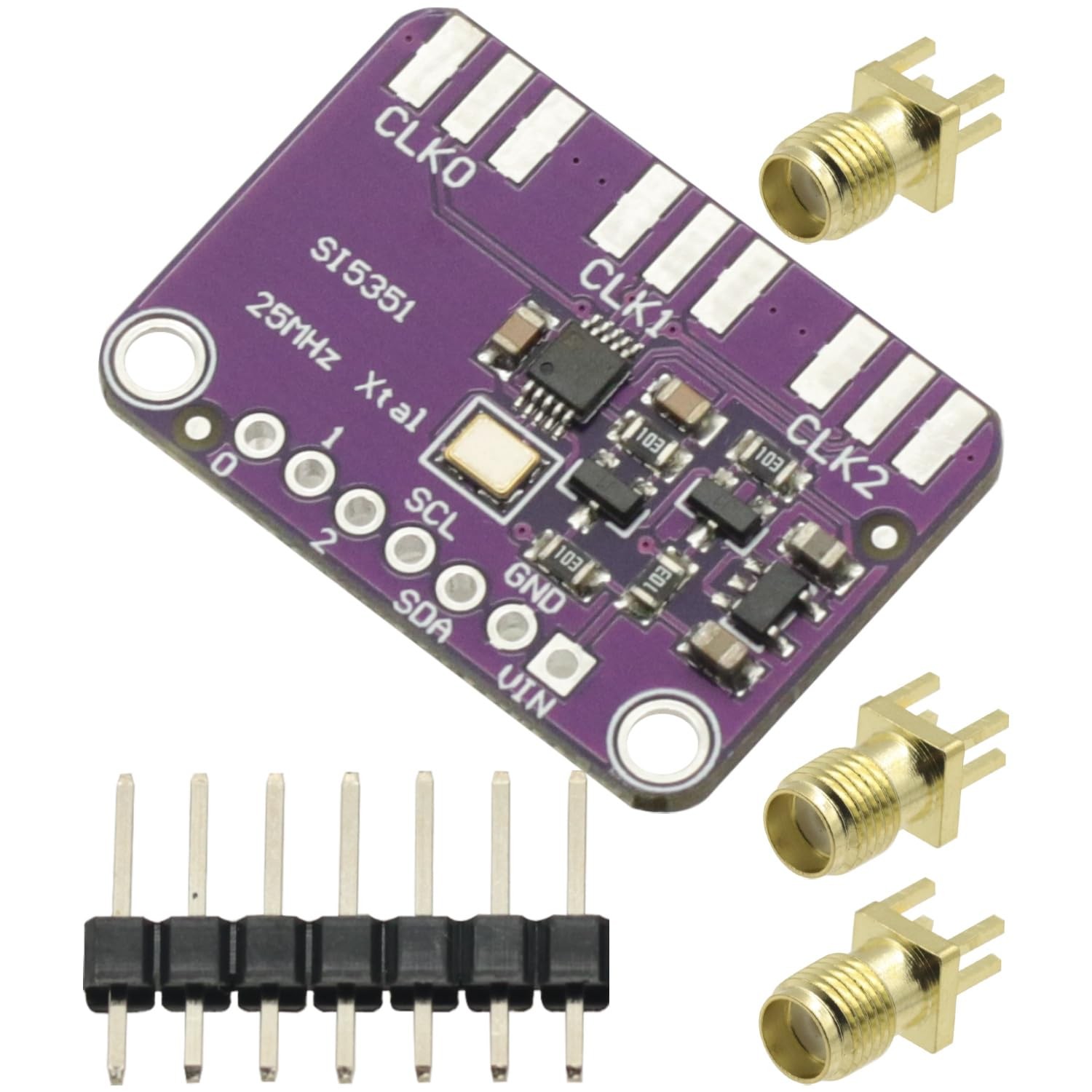 DC 3V-5V Si5351A Si5351 I2C Clock Generator Breakout Board Module Signal... 