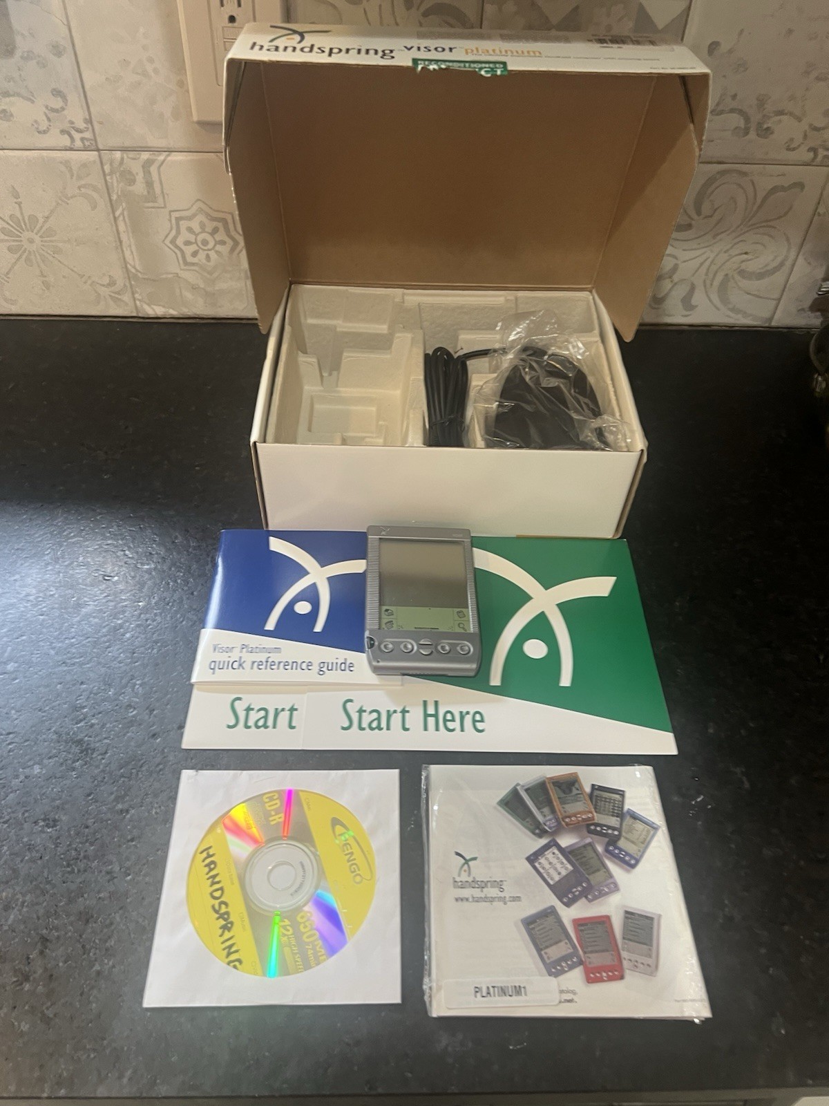 handspring visor platinum PDA Staples handheld computer-